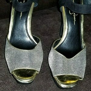 Mesh Gold and Silver Heel💣💣